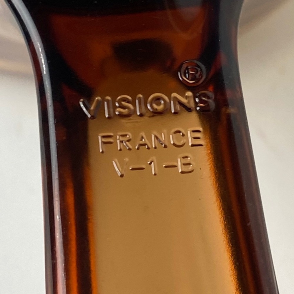 Vintage Visions Corning Amber Glass Saucepan Set 1L 1.5L V-1-B France with Lids - Picture 4 of 14